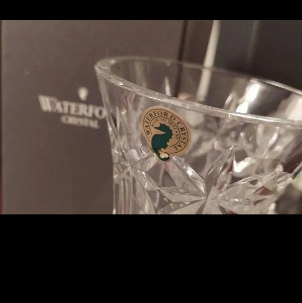 WATERFORD BALMORAL LEAD CRYSTAL 7 INCH VASE IN BOX NWT $145 RETIRED
